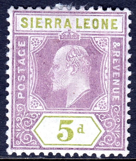 Sierra Leone - Scott #97 - MH - Paper adhesion - SCV $9.00