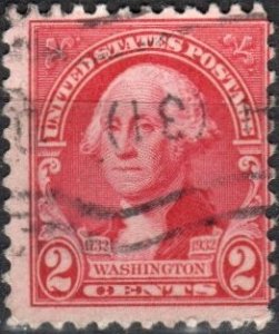 United States 707 - Used - 2c George Washington  (1932) (7)