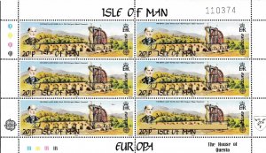 Isle Of Man 1983 Europa Sheets of Six (6) Scott 244-245 VF/NH/(**) Architecture