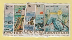 Penrhyn Islands Scott #223-227 Stamp - Mint NH Set