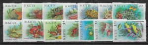 ST.KITTS SG143/56 1984 MARINE LIFE SET MNH