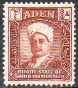 Aden (Quaiti State of Shihr and Mukalla) 1942 ¾a Sultan MH