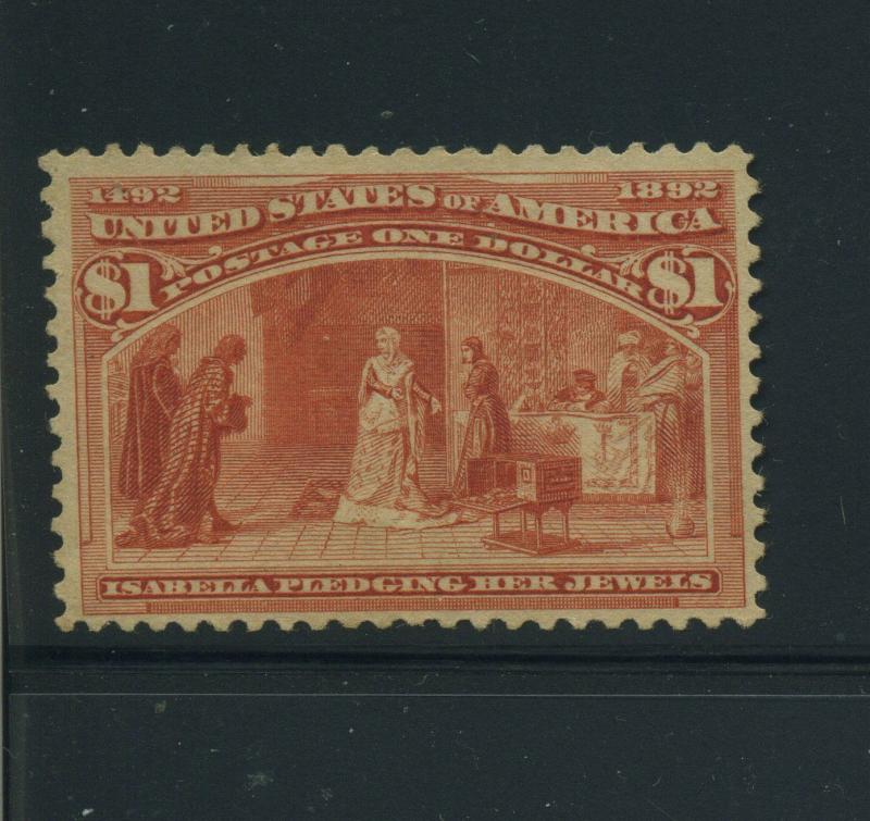 Scott 241 Columbian Unused Hi Value Stamp  (Stock 241-13)