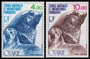 French Southern & Antarctic Territory Scott C47-C48(1977-79) M NH VF, CV$13.00 C