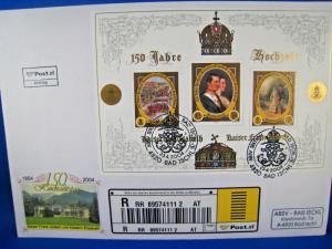 AUSTRIA 2004 - SCOTT #1952 S/S & FDC    (brig)