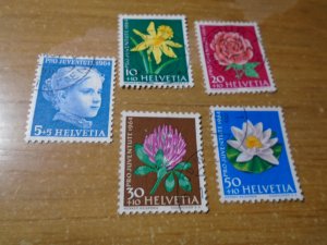 Switzerland  #  B339-43   used