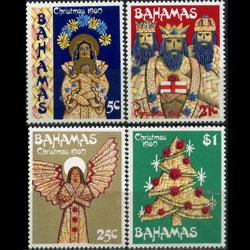 BAHAMAS 1980 - Scott# 480-3 Christmas Set of 4 NH