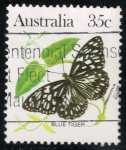 Australia #876 Blue Tiger Butterfly; Used