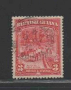 BRITISH GUINEA #212 1934 3c KING GEORGE V F-VF USED c