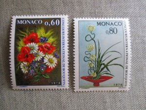 Monaco, Scott#1003-1004, MNH