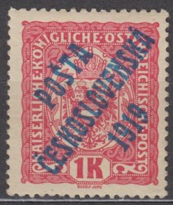 Czechoslovakia Scott #B16 1919 MH
