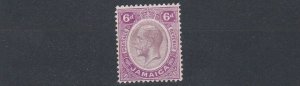 JAMAICA  1921     S G 93  6D  DULL PURPLE  & MAGENTA    MH  CAT £18