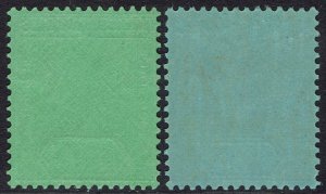 LEEWARD ISLANDS 1938 KGVI 1/- AND 2/- MNH **