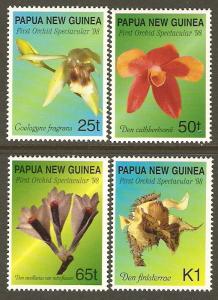 Papua New Guinea #944-7 NH Orchids