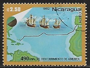 Nicaragua # C1027 - Columbus' Fleet - used.....{KBrS}
