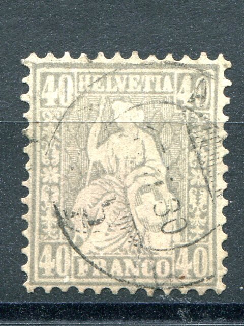 Switzerland #58 Used F-VF Cat $170 - Lakeshore Philatelics