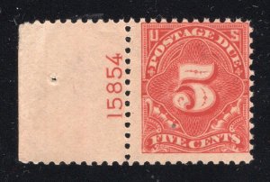 USA 1917 5¢ Postage Due Perf 11 Unwmk -OG MNH-SC# J64-Cats $32.50 (ref# 204057)