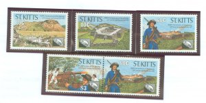 St. Kitts #285-288 Mint (NH) Single (Complete Set)