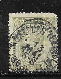 Belgium #56  20c King Leopold ll  (MH) CV$1.65