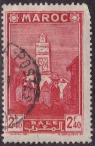 French Morocco #170A Used