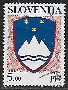 Slovenia # 106 - Arms of the Republic - used.....{ZW4}