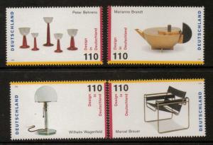 GERMANY SGMS265 1998 CONTEMPORARY DESIGN MNH