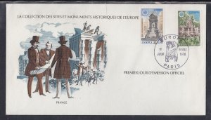 France Scott 1609-10 FDC - 1978 Europa Issue