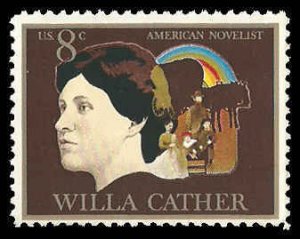 PCBstamps   US  #1487 8c Arts - Willa Cather, MNH, (5)