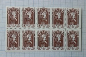 St Anthony Guide SAG charity seal poster booklet pane 10 MInt  DL