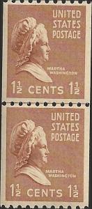 # 849 MINT NEVER HINGED MARTHA WASHINGTON