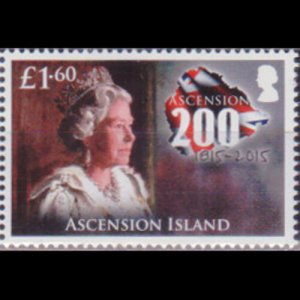 ASCENSION 2015 - Scott# 1148 Settlement-QEII 1.6 pound NH