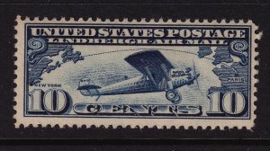 1927 Lindbergh plane Sc C10 AIRMAIL MNH OG single CV $12.50 (G1