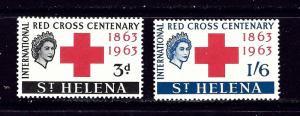 St Helena 174-78 MNH 1963 Red Cross