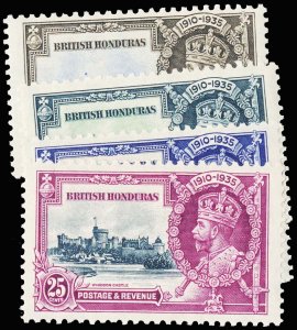 BRITISH HONDURAS 108-11  Mint (ID # 107717)