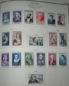 FRANCE COLLECTION 1849 – 1972 Scott Specialty album, mostly mint Scott $10,707.