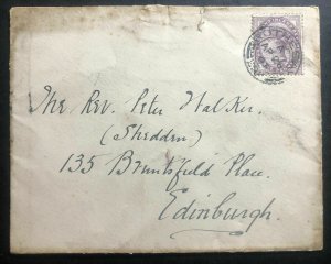 1893 Rothesay Scotland England Vintage Cover To Edinburgh