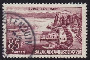 France - 1959 - Scott #908 - used - Evian-les-Bains