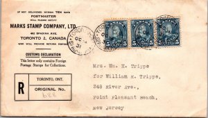 Canada 1931 - Marks Stamp Company Ltd - Reistered Mail - Toronto, Ont F69705