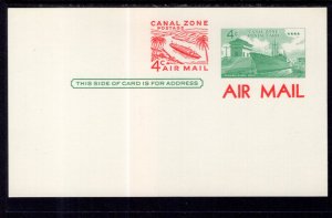 Canal Zone UXC4 Ship Unused Postal Card