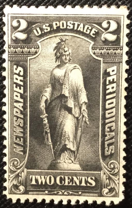 US #PR114 *MH* Newspaper/Periodical Single gum loss PM SCV $8.00 L3