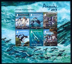 [66820] Falkland Islands 2013 Oiseaux Pingouins Souvenir Feuille MNH