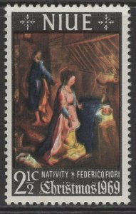 NIUE SG140 1969 CHRISTMAS MNH