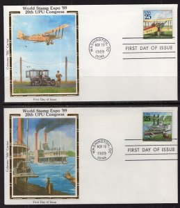 US 2434-2437 UPU Colorano Set of Four U/A FDC