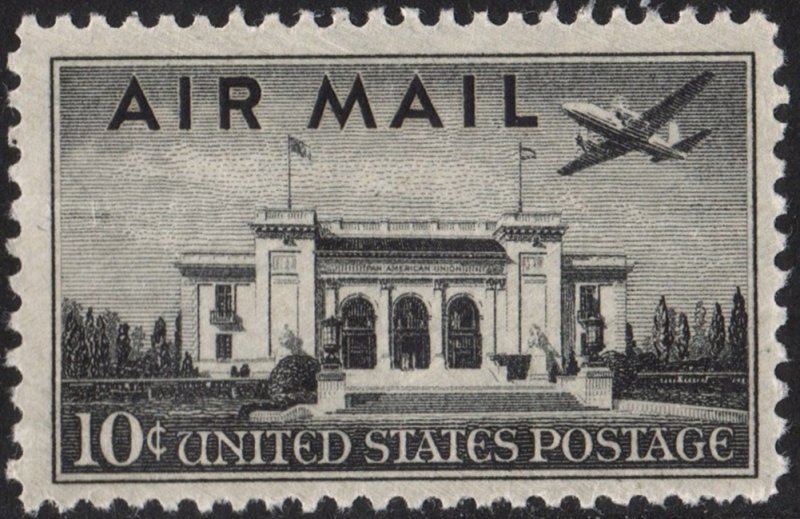 SC#C34 10¢ Pan-American Building Single (1947) MNH