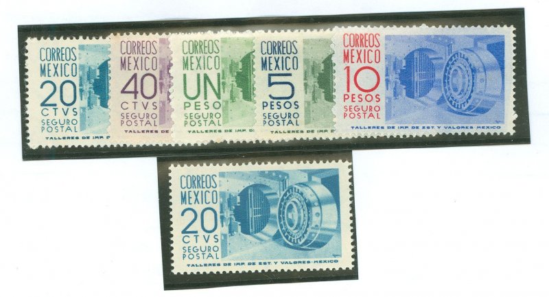 Mexico #G10-G14/G15 Unused Single