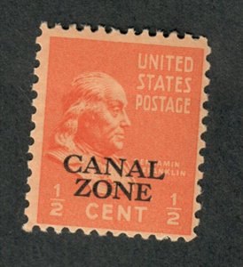 Canal Zone #118 Benjamin Franklin MNH single