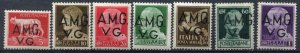 Italy   Mi,#  7 Stamps  with overprint AMG VG  MNH**
