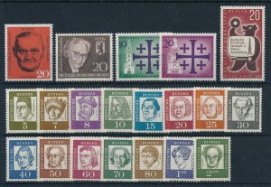 West Germany Berlin 1961 Complete Year Set  MNH