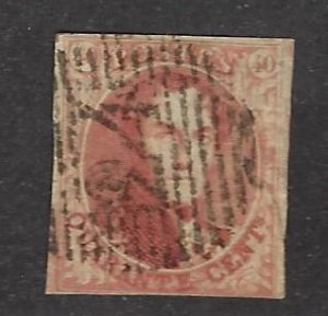 Belgium SC#12 Used F-VF SCV$110.00...in Demand!