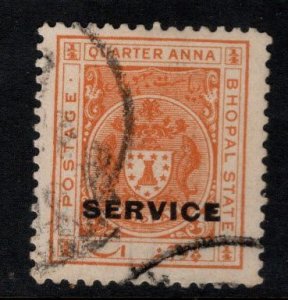 India - Bhopal Feudatory state  Scott o13 Official Used